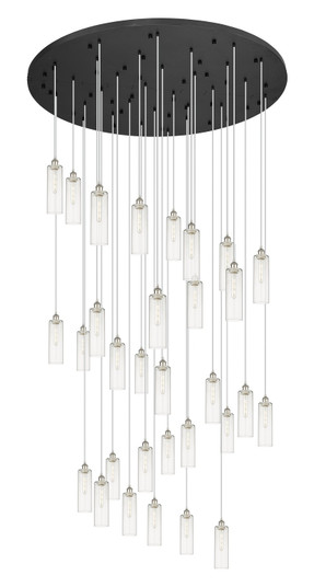 Downtown Urban 31 Light Pendant in Polished Nickel (405|160BK-B-31P-PN-G434-12CL)