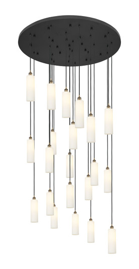 Downtown Urban 21 Light Pendant in Brushed Brass (405|148BK-B-21P-BB-G434-12WH)