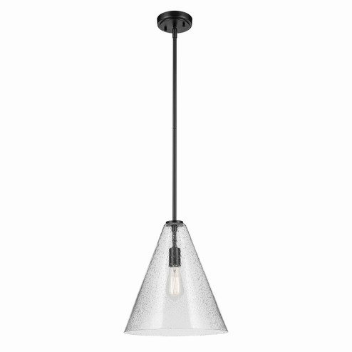 Everly One Light Pendant in Black (12|42200BKCS)