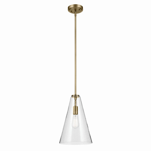 Everly One Light Pendant in Natural Brass (12|42199NBRCS)