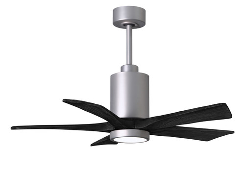 Patricia-5 42'' Ceiling Fan in Brushed Nickel (101|PA5-BN-BK-42)