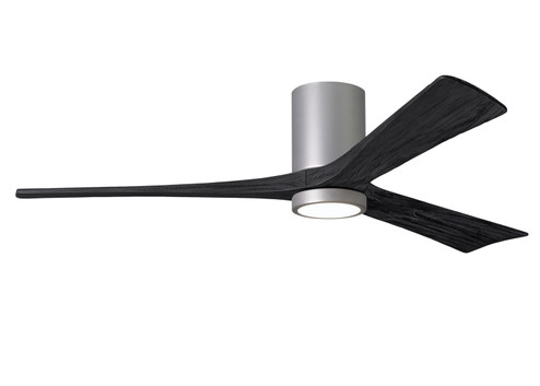 Irene-3HLK 60''Ceiling Fan in Brushed Nickel (101|IR3HLK-BN-BK-60)