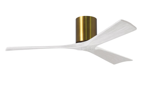 Irene-3H 52'' Ceiling Fan in Brushed Brass (101|IR3H-BRBR-MWH-52)