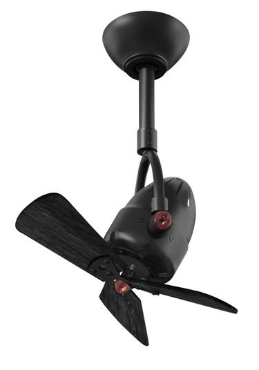 Diane 16'' Ceiling Fan in Matte Black (101|DI-BK-WDBK)