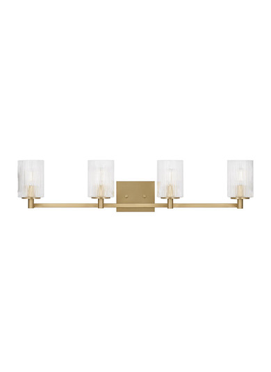 Lando Four Light Wall / Bath in Satin Brass (1|GLV1044SB)