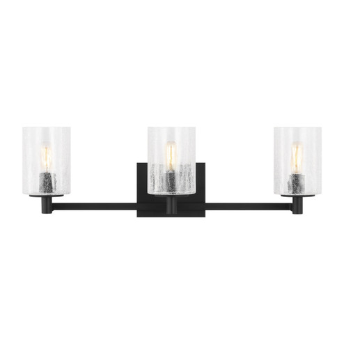 Parker Three Light Wall / Bath in Midnight Black (1|GLV1033EN/MBK)