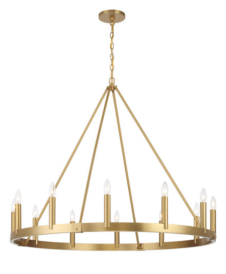 Dutton 12 Light Chandelier in Signature Brass (7|1716-894)