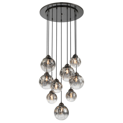 Neveh Nine Light Pendant in Gun Metal (29|N5369-605)