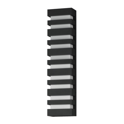 Keyes LED Outdoor Wall Sconce in Black (16|86266BK)