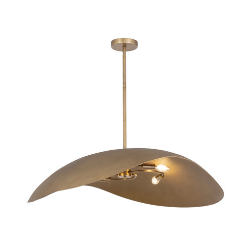 Denarii Four Light Pendant in Natural Gold (16|31263NG)