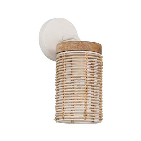 Vannerie One Light Wall Sconce in Ecru (16|22440NAEC)