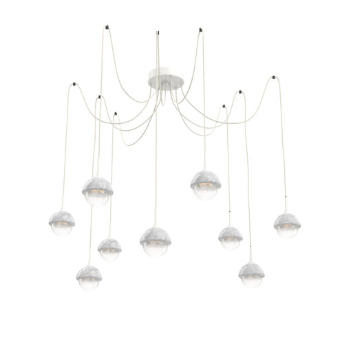 Cabochon LED Pendant in Burnished Bronze (404|SCB0093-09-BB-WL-C01-L3-TR)