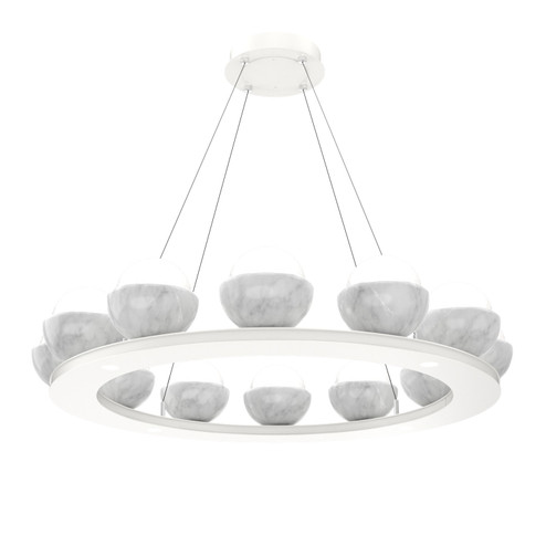 Cabochon LED Chandelier in Gilded Brass (404|CHB0093-0C-GB-S-CA1-L3-MS)