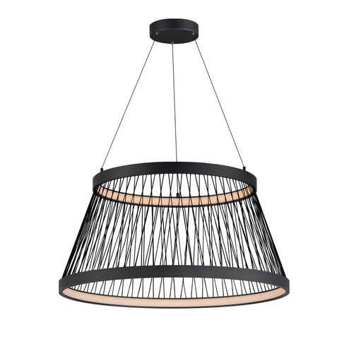 Loom LED Pendant in Black (86|E20983-BK)