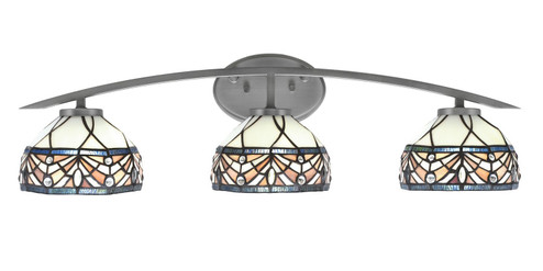 Kurve Three Light Bath Bar in Graphite (200|3723-GP-9485)