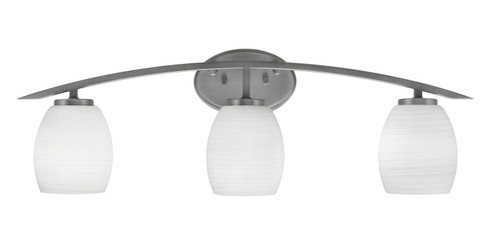 Kurve Three Light Bath Bar in Graphite (200|3723-GP-615)