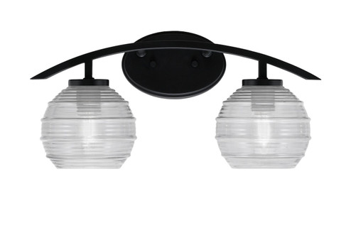 Kurve Two Light Bath Bar in Matte Black (200|3722-MB-5110)