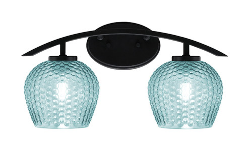 Kurve Two Light Bath Bar in Matte Black (200|3722-MB-4605)