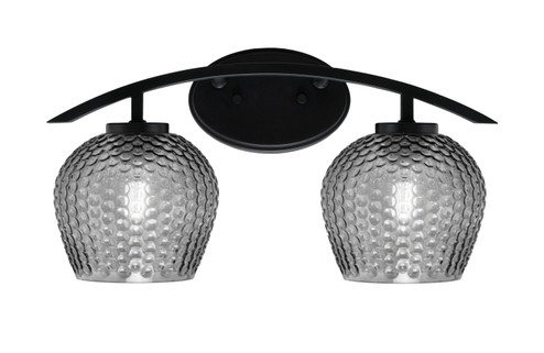 Kurve Two Light Bath Bar in Matte Black (200|3722-MB-4602)