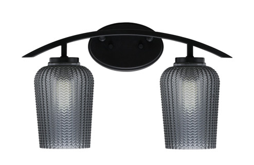 Kurve Two Light Bath Bar in Matte Black (200|3722-MB-4252)