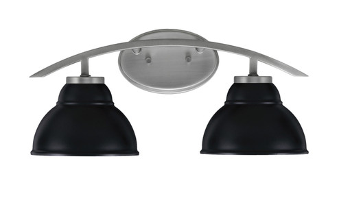 Kurve Two Light Bath Bar in Graphite (200|3722-GP-427-MB)