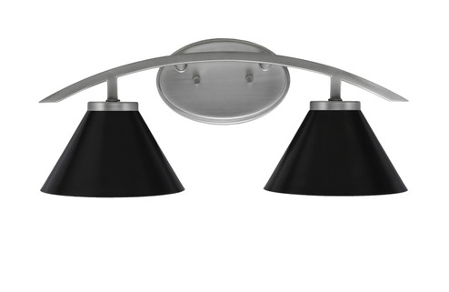 Kurve Two Light Bath Bar in Graphite (200|3722-GP-421-MB)