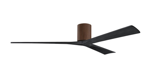 Irene-3H 72'' Ceiling Fan in Walnut Tone (101|IR3H-WN-BK-72)