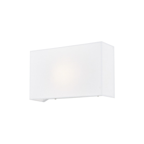 Textile One Light Wall Sconce (102|FAB-5655-WHTE)