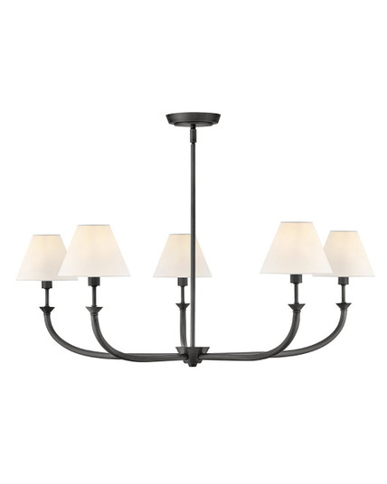 Greta LED Chandelier in Blackened Brass (13|45165BLB)