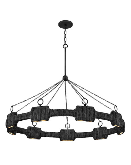 Raffi LED Chandelier in Carbon Black (13|34108CBK)