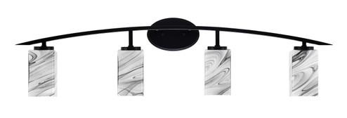 Kurve Four Light Bath Bar in Matte Black (200|3724-MB-549)