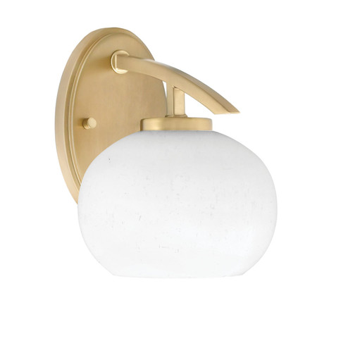 Kurve One Light Wall Sconce in New Age Brass (200|3720-NAB-212)