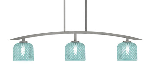Kurve Three Light Island Pendant in Graphite (200|3736-GP-4615)