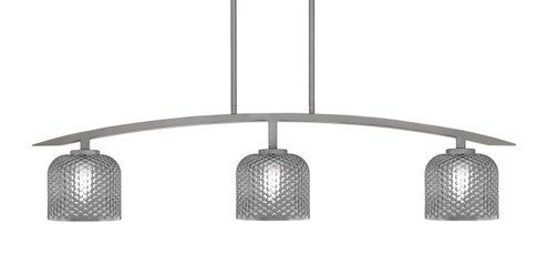 Kurve Three Light Island Pendant in Graphite (200|3736-GP-4612)