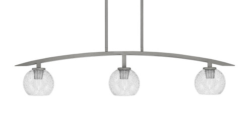 Kurve Three Light Island Pendant in Graphite (200|3736-GP-4102)
