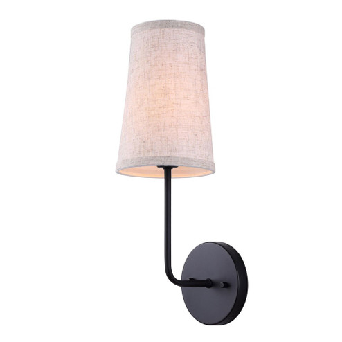 Oakly One Light Wall Sconce in Black (387|IWF2039B01BK)