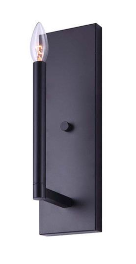 King One Light Wall Sconce in Black (387|IWF1011A01BK)