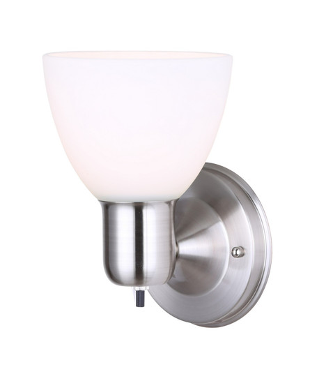 Wall One Light Wall Sconce in Brushed Nickel (387|IWF084BN)