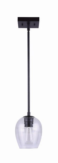 Cain One Light Pendant in Black (387|IPL1019A01BK)