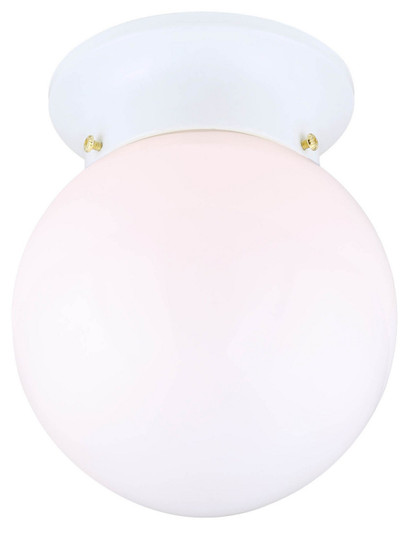Ceiling One Light Flush Mount in White (387|ICL911)
