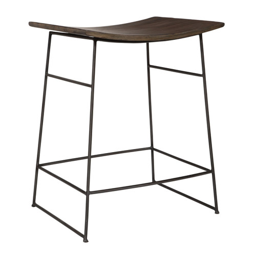 Thura Counter Stool in Dark Gunmetal (52|25299)