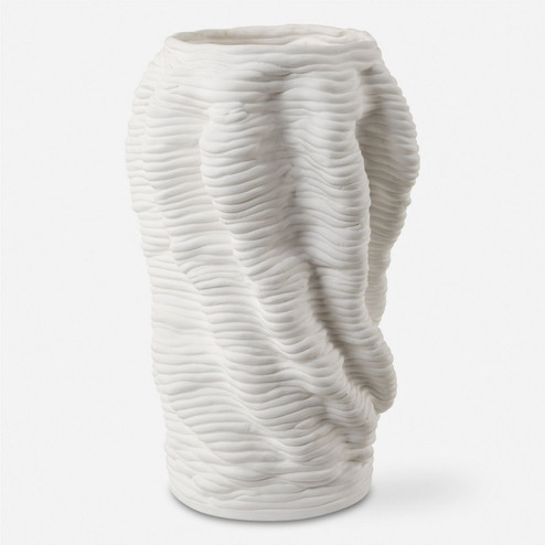 Stratified Vase in Matte White (52|18151)