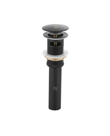 Irving Pop-Up Bathroom Sink Drain with Overflow in Matte Black (173|VDN100MBK)