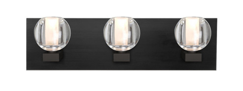 Besa Boca 3 Vanity Vanity in Black (74|3WF-BOCACL-LED-BK)