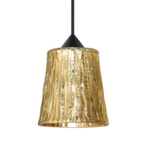 Besa Nico 4 Pendant LED Pendant in Black (74|1XT-5125GF-LED-BK)