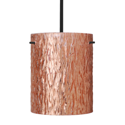 Besa Tamburo 8 Stem Pendant LED Pendant in Black (74|1TT-4006CS-LED-BK)