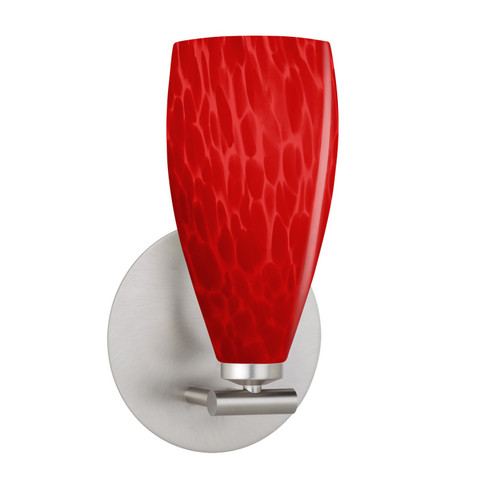 Besa Karli Wall Sconce One Light Wall Sconce in Satin Nickel (74|1SX-7198RC-SN)
