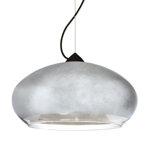 Besa Brio 14 Pendant One Light Pendant in Black (74|1KX-4345SF-BK)
