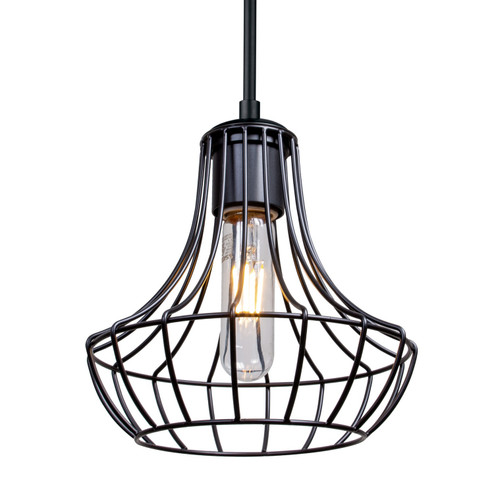 Besa Spezza 7 Pendant LED Pendant in Black (74|1JT-SPEZ07-EDIL-BK)
