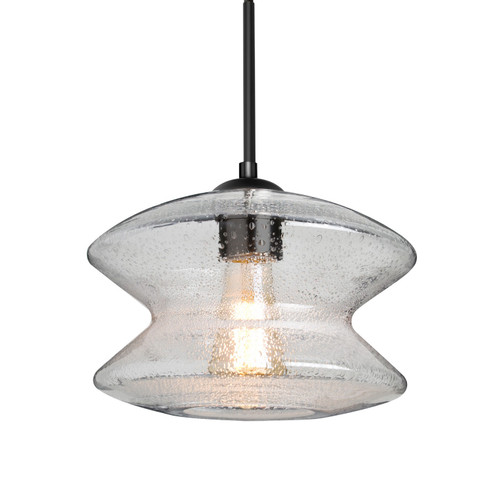 Besa Zen Pendant One Light Pendant in Black (74|1JC-ZENCL-BK)